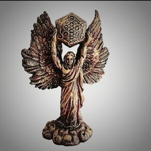 Copper Archangel Metatron  Statue Angel Figurine Decor‎ Spiritual accents